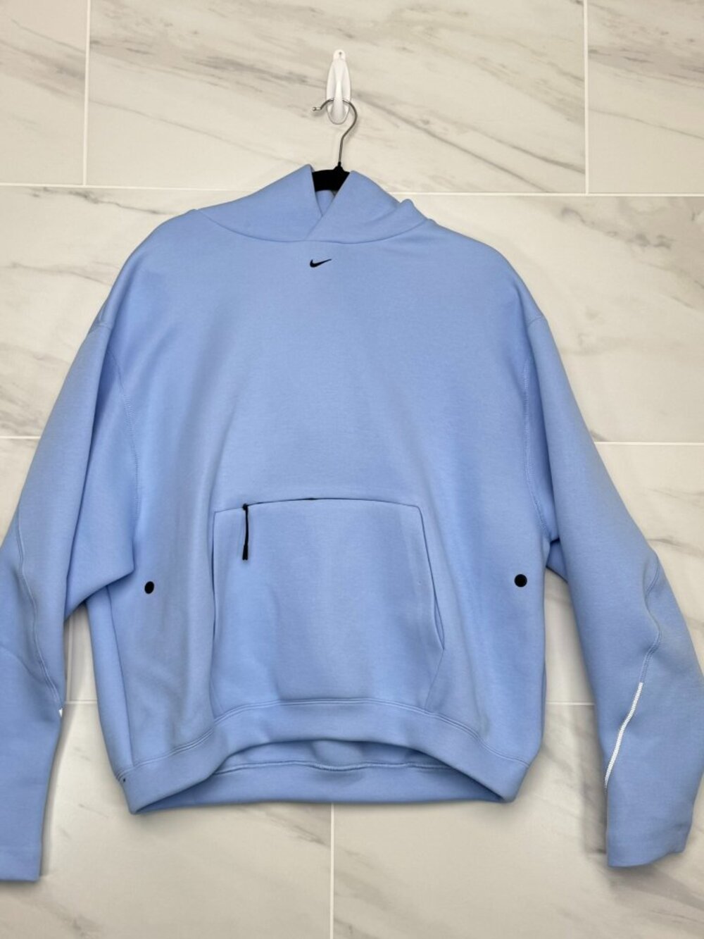 Nike Tech Fleece Oversized Hoodie 'Ice Blue' HV6535-468 Multi Size
